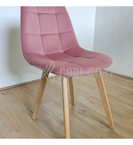 2da Seleccion.- Silla Capitonné Velvet Rosa