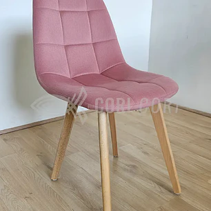 2da Seleccion.- Silla Capitonné Velvet Rosa