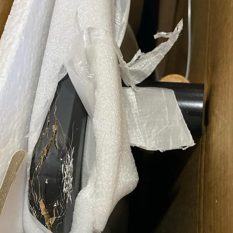 2da Seleccion.- Mesa Melamina Rectangular Negro (120x80cm)  2