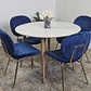 Comedor Mesa Mármol 100cm  + 4 Sillas Karu - Miniatura 8