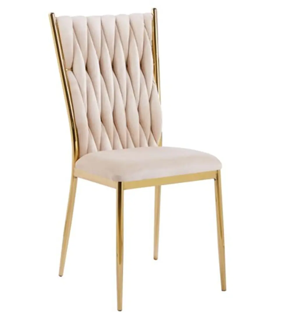 Silla King Velvet Gold
