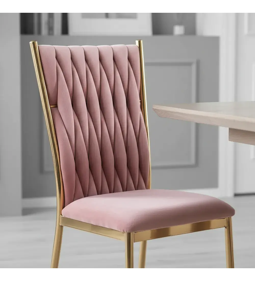 Silla King Velvet Gold