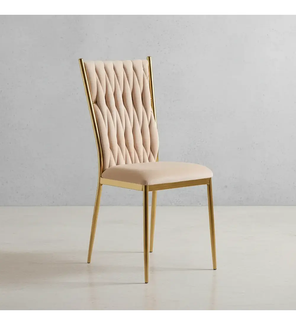 Silla King Velvet Gold