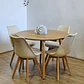 Comedor Mesa Aura Wood 120cms  + 4 Sillas Tulip - Miniatura 6