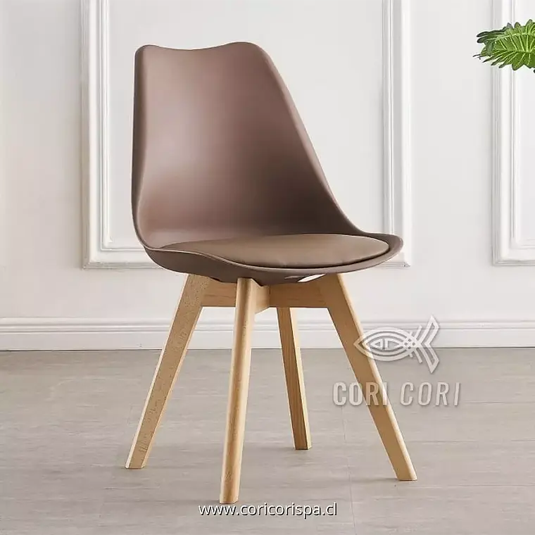 Comedor Mesa Aura Blanca 120cms + 4 Sillas Tulip 2