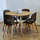 Comedor Mesa Aura 120cms + 4 Sillas Mariposa Lino - Miniatura 24
