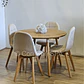 Comedor Mesa Aura Wood 120cms + 4 Sillas Capitonne Velvet - Miniatura 3
