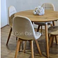 Comedor Mesa Aura Wood 120cms + 4 Sillas Capitonne Velvet - Miniatura 5