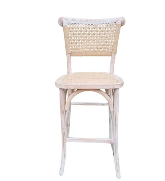 Taburete Bar Crossback Yute