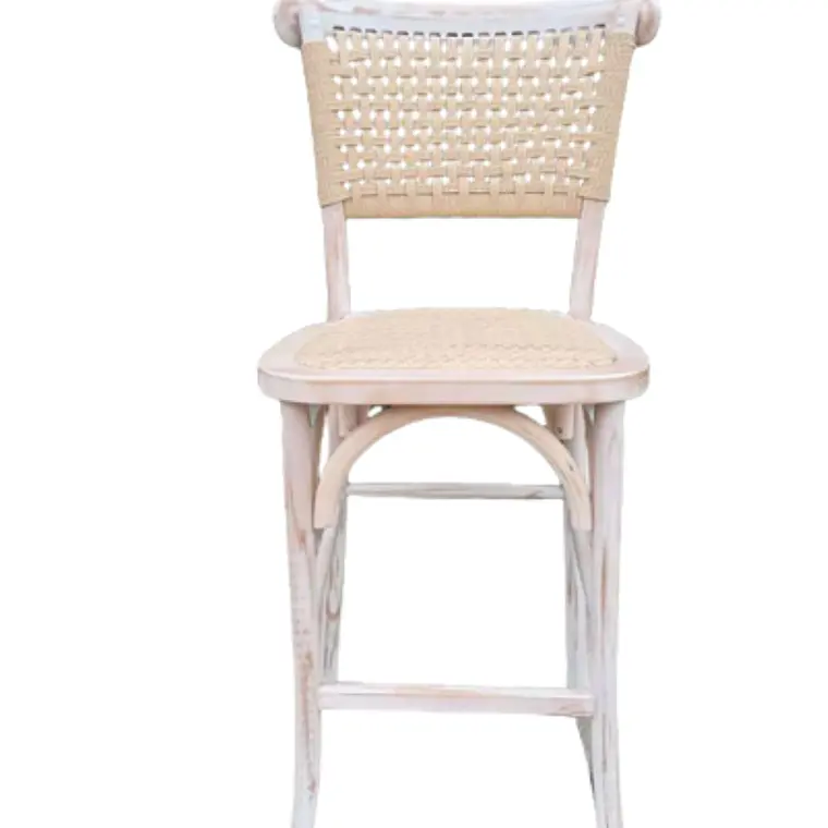 Taburete Bar Crossback Yute 1