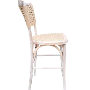 Taburete Bar Crossback Yute