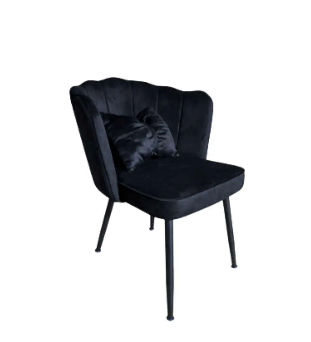 Sitial Corona Velvet Black