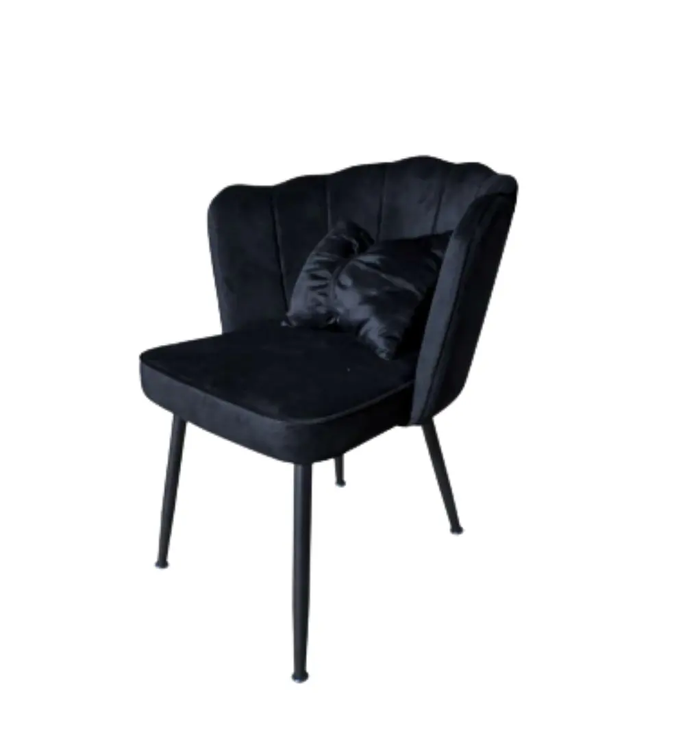Sitial Corona Velvet Black