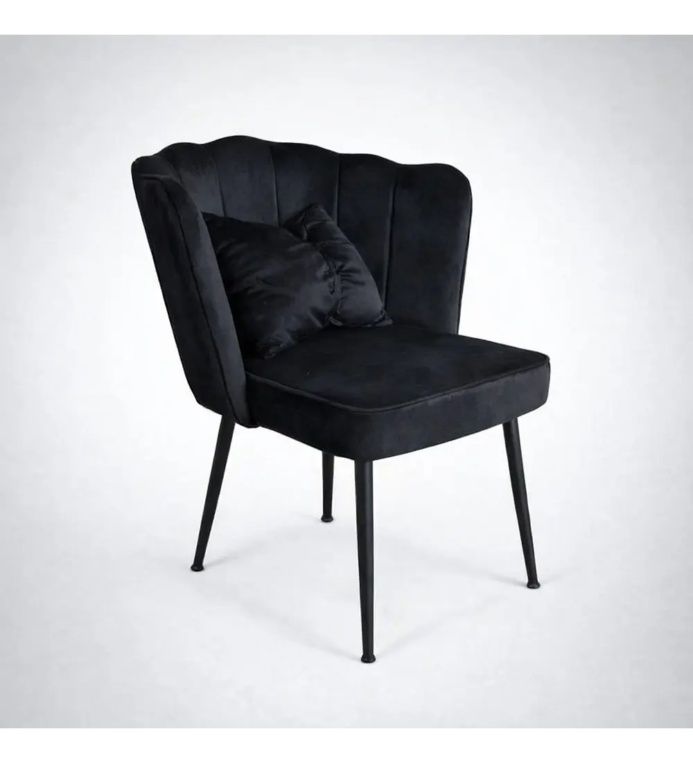 Sitial Corona Velvet Black
