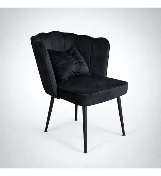 Sitial Corona Velvet Black