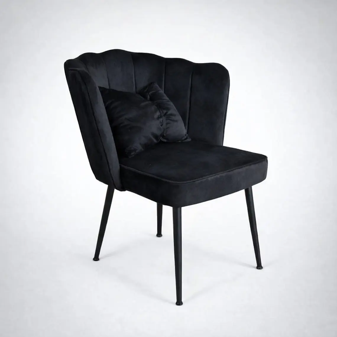 Sitial Corona Velvet Black 1