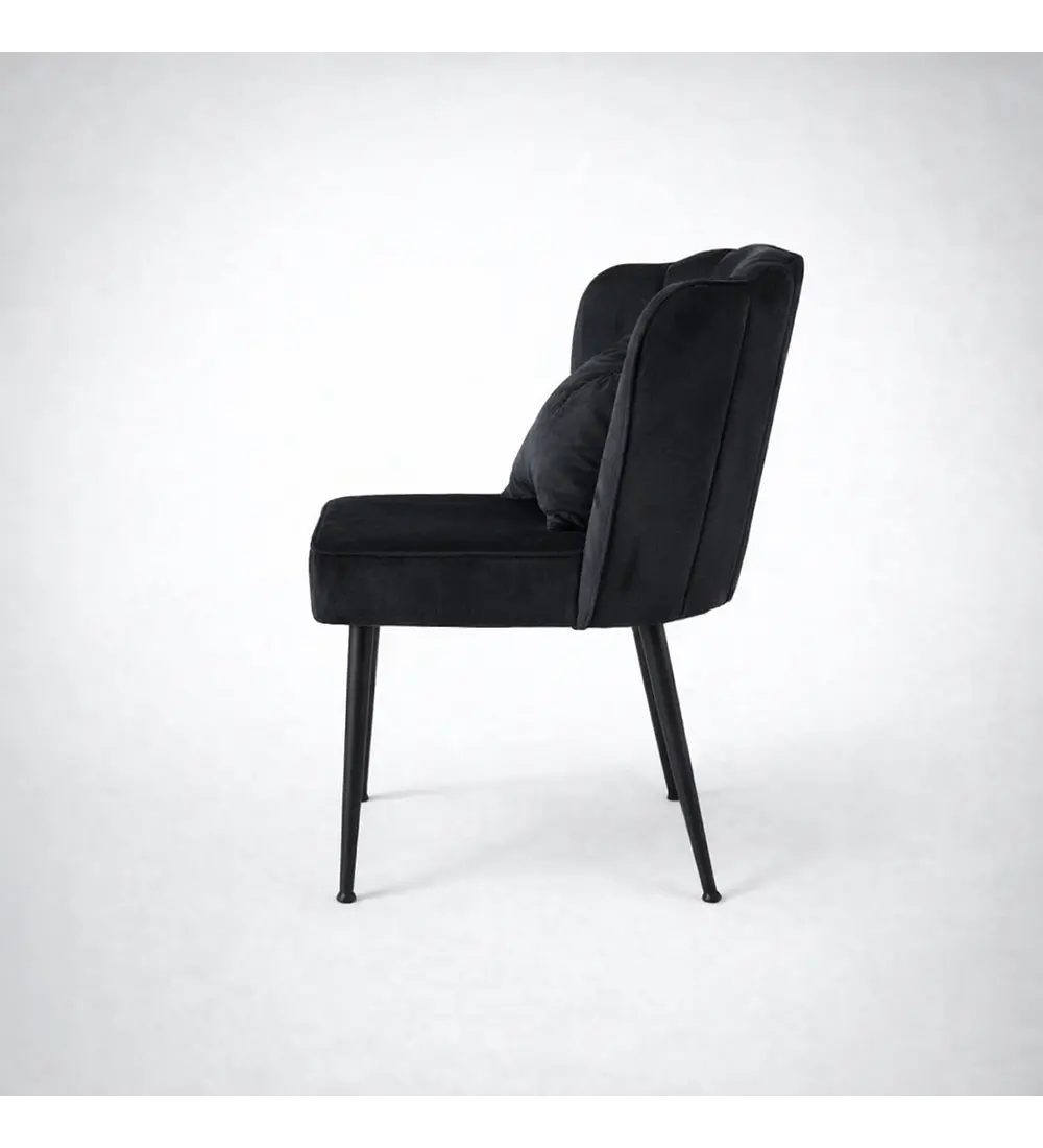 Sitial Corona Velvet Black