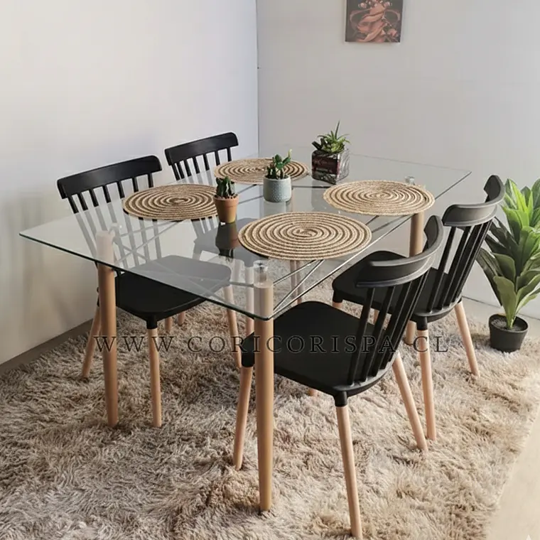 Mesa Crox 160 x 90cms + 4 Sillas Windsor 2