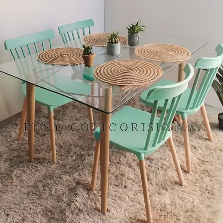 Mesa Crox 160 x 90cms + 4 Sillas Windsor 7