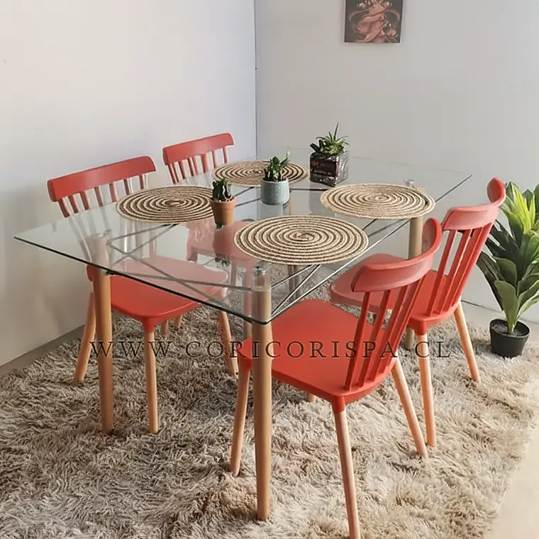 Mesa Crox 160 x 90cms + 4 Sillas Windsor 9