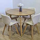 Comedor Mesa Aura Wood 120cms  + 4 Sillas Mariposa Ecocuero Wood - Miniatura 15