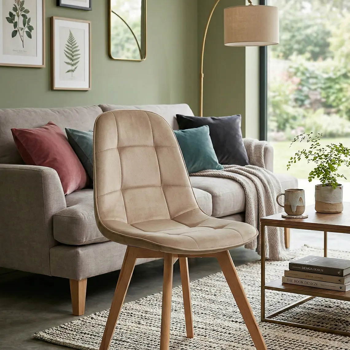 2da Seleccion.- Silla Capitonné  Velvet 14