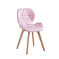 Comedor Mesa Aura Blanca 120cms  + 4 Sillas Mariposa Ecocuero Wood - Miniatura 10