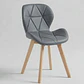 Comedor Mesa Aura Blanca 120cms  + 4 Sillas Mariposa Ecocuero Wood - Miniatura 12