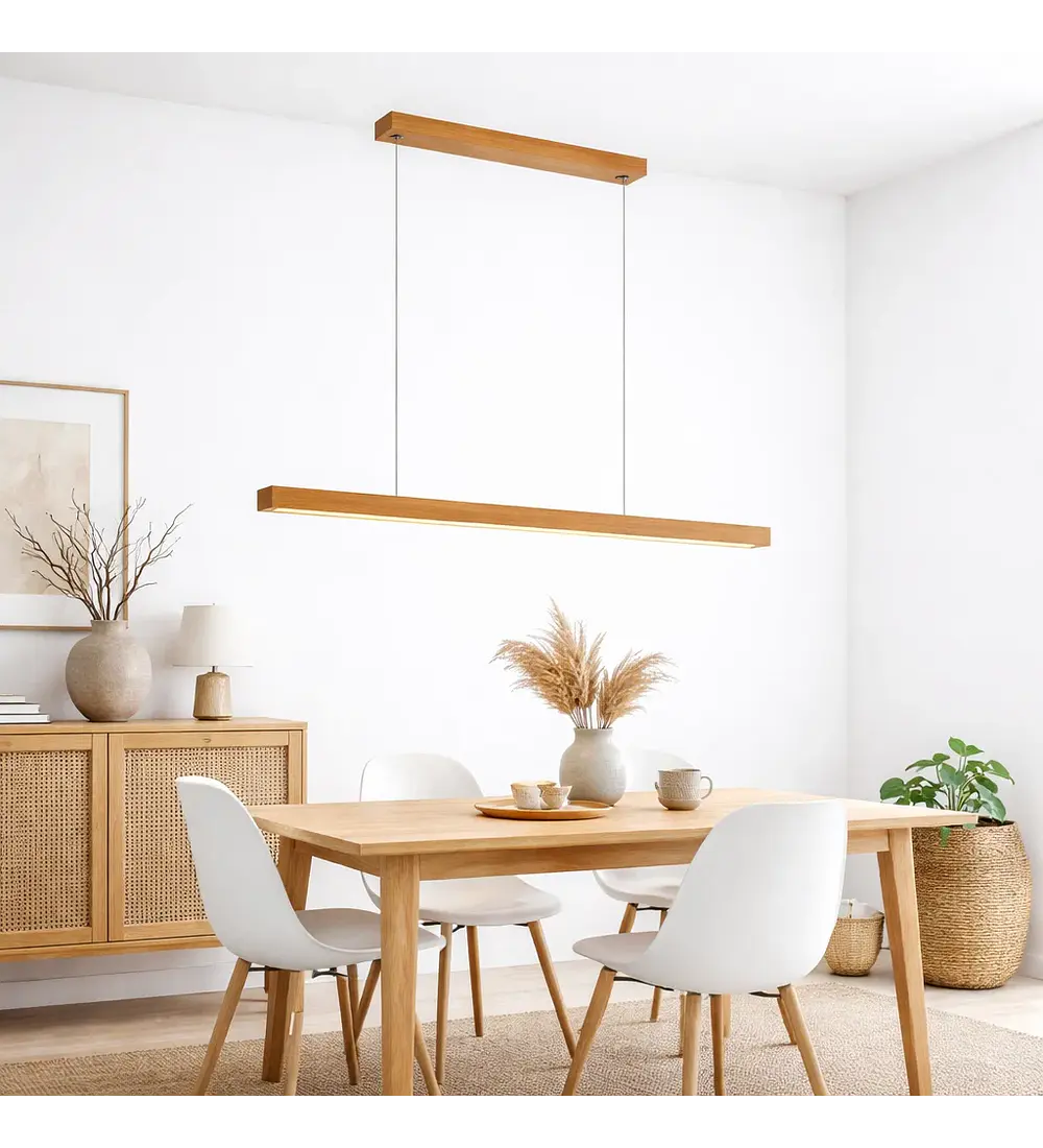 Lampara Techo Led Camacho Wood
