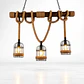 Lampara Colgante Cuerdas 3 Luces L05 - Miniatura 1