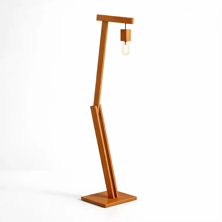 Lampara de Pie Madera Pelicano 1