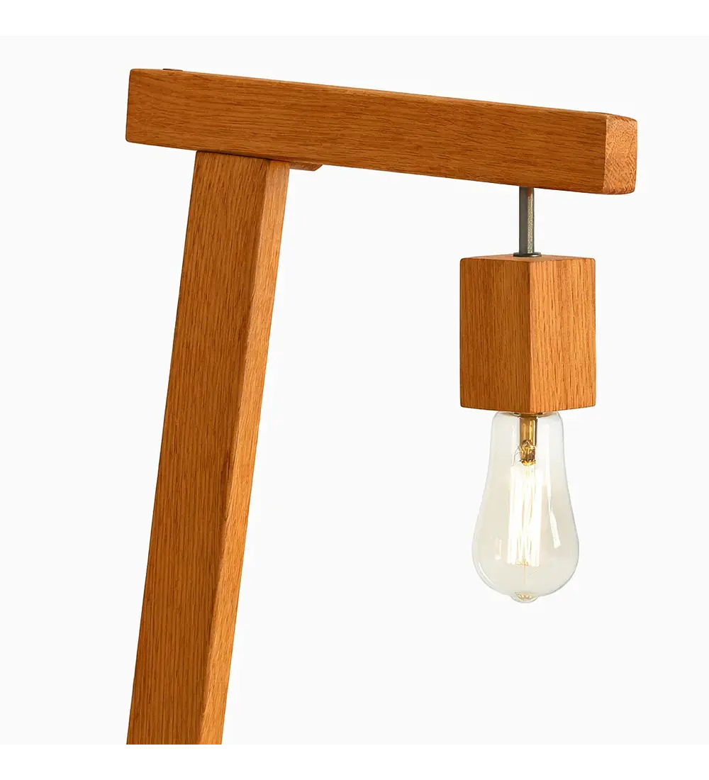 Lampara de Pie Madera Pelicano