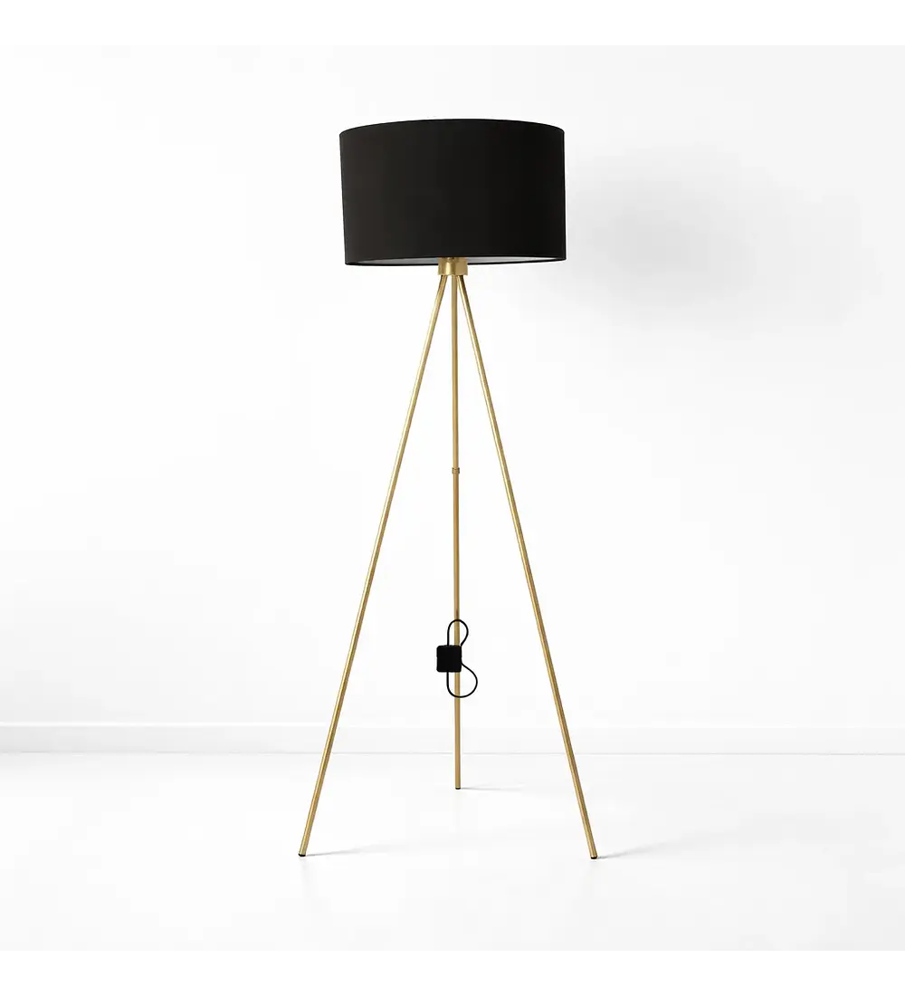 Lámpara de Pie Black & Gold