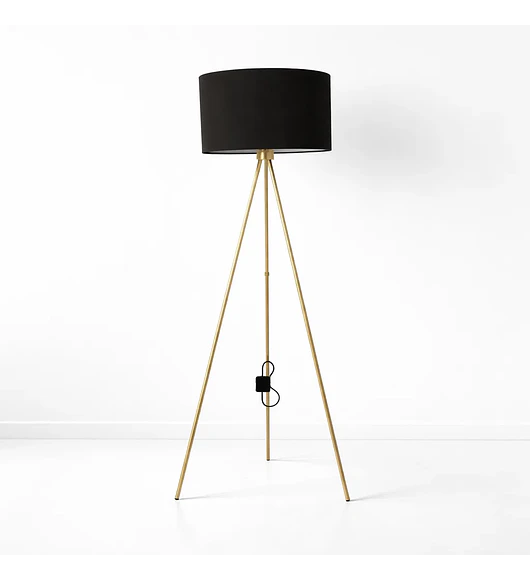 Lámpara de Pie Black & Gold