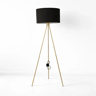 Lámpara de Pie Black & Gold