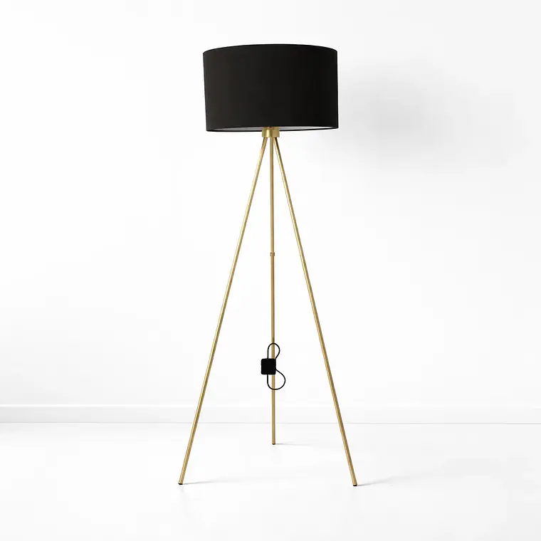 Lámpara de Pie Black & Gold 1