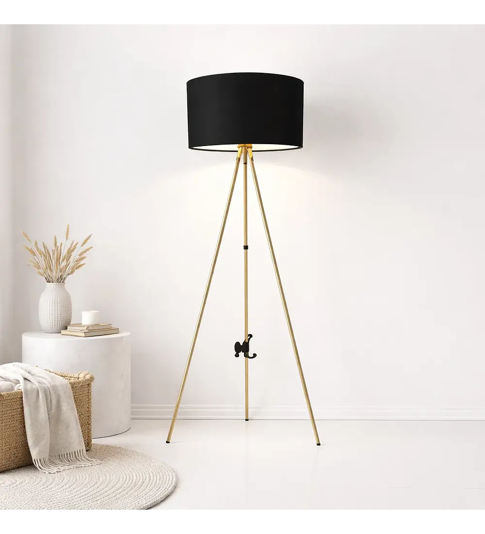 Lámpara de Pie Black & Gold