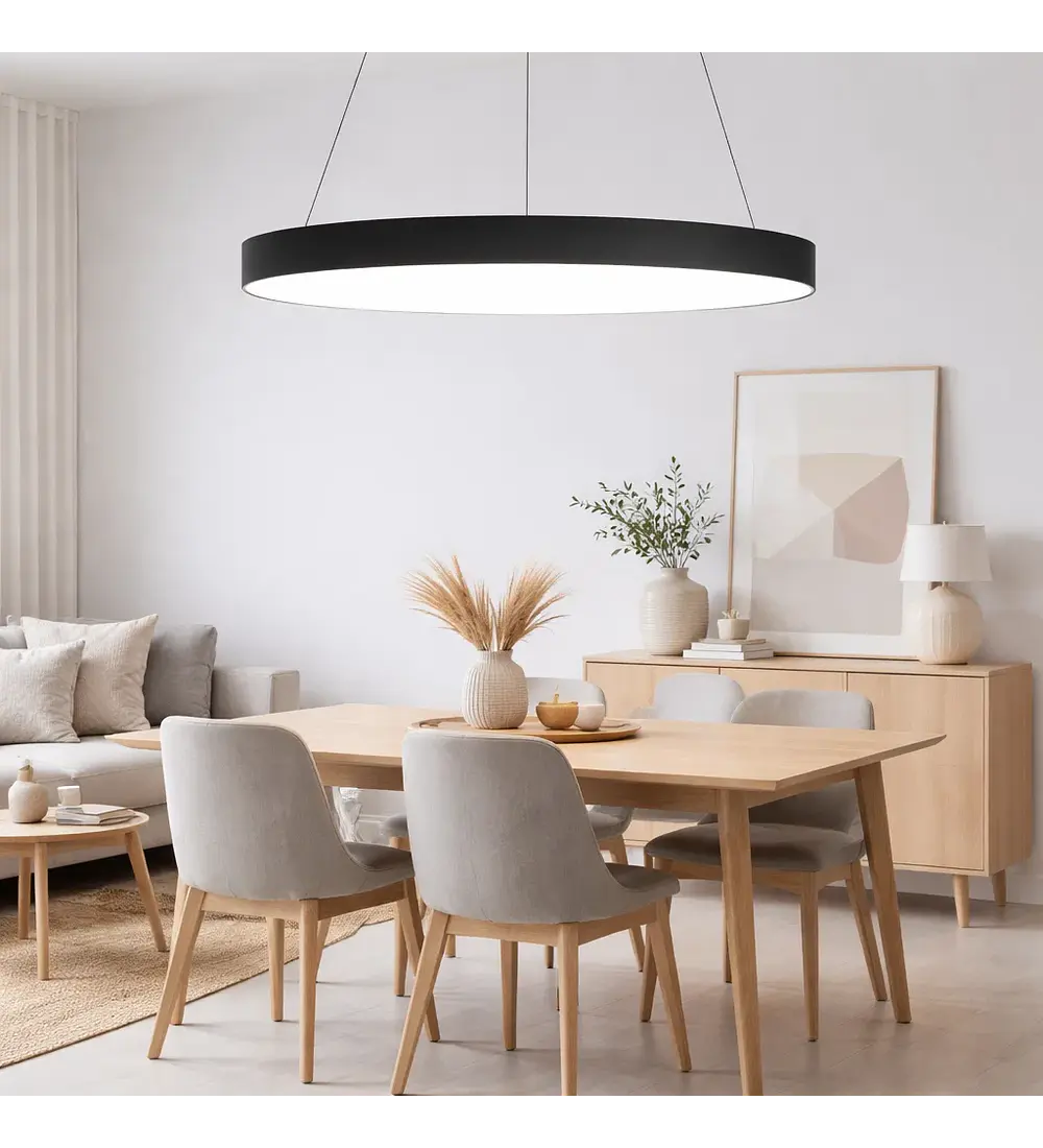 Lampara Led 45w Colgante Brihaspati Redonda Konnergie