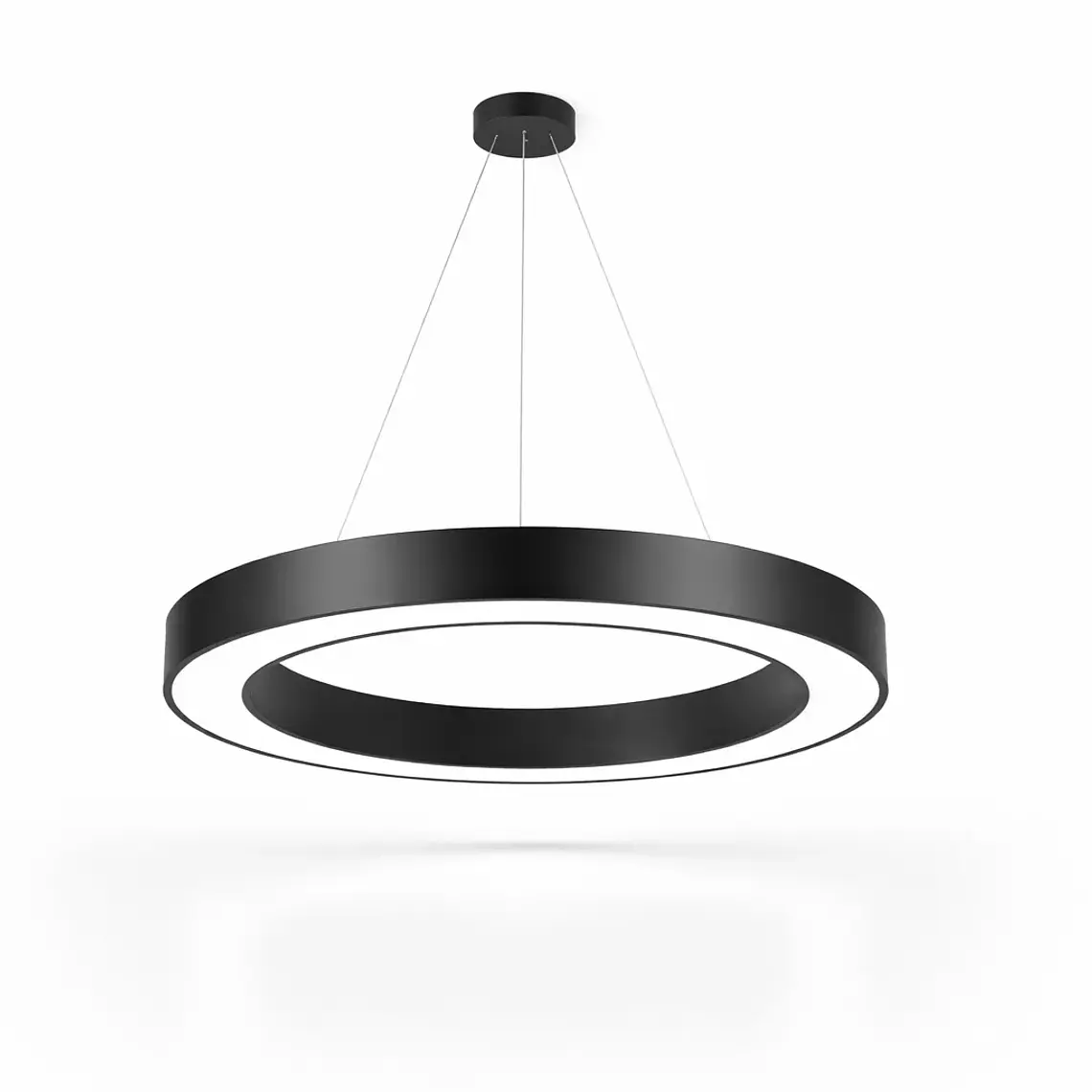 Lampara Led 42w Colgante Modelo Brihaspati Redonda Abierta Konnergie 1