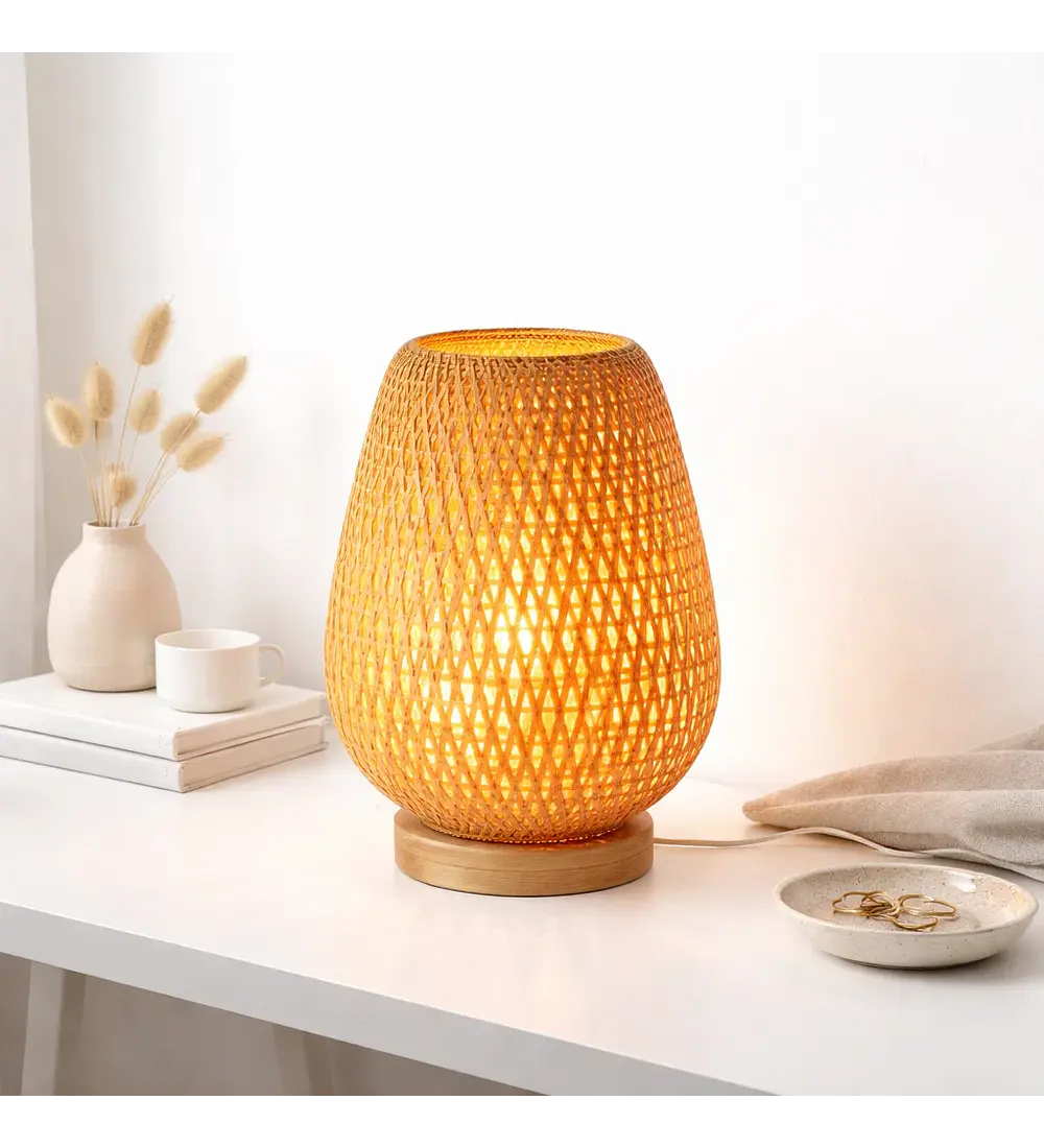 Lampara de Mesa Bamboo 30cm