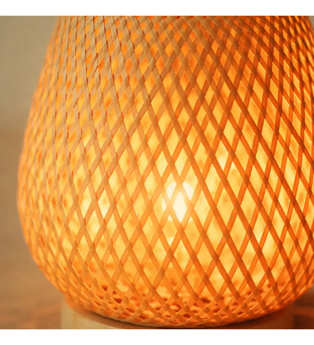 Lampara de Mesa Bamboo 30cm