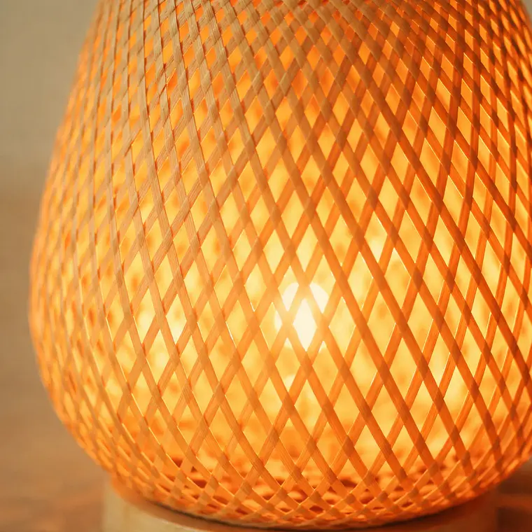 Lampara de Mesa Bamboo 30cm 3