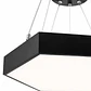Lampara Led Moderna Colgante 48w 600mm Negra 6000k Modelo Hexagono Cerrado Sudeep Konnergie - Miniatura 4
