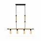 Lampara De Techo Porta Ampolleta E27 X4 Modelo Yute Vasumati Konnergie - Miniatura 1