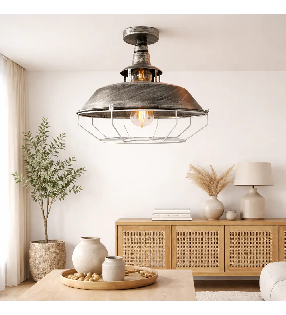 Lampara Colgante Milan Silver