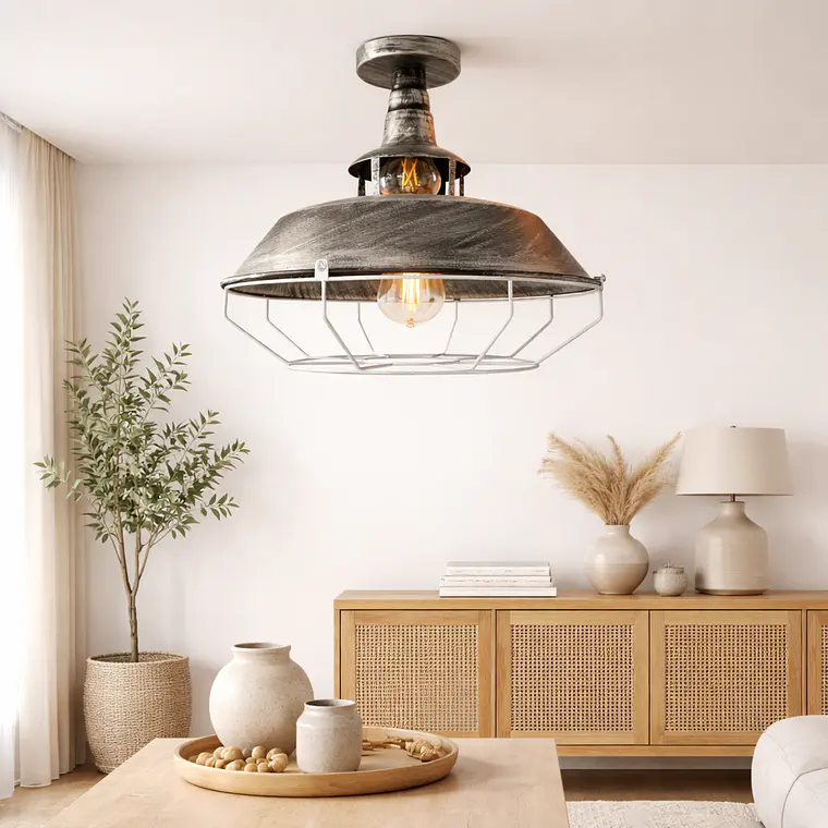 Lampara Colgante Milan Silver 2