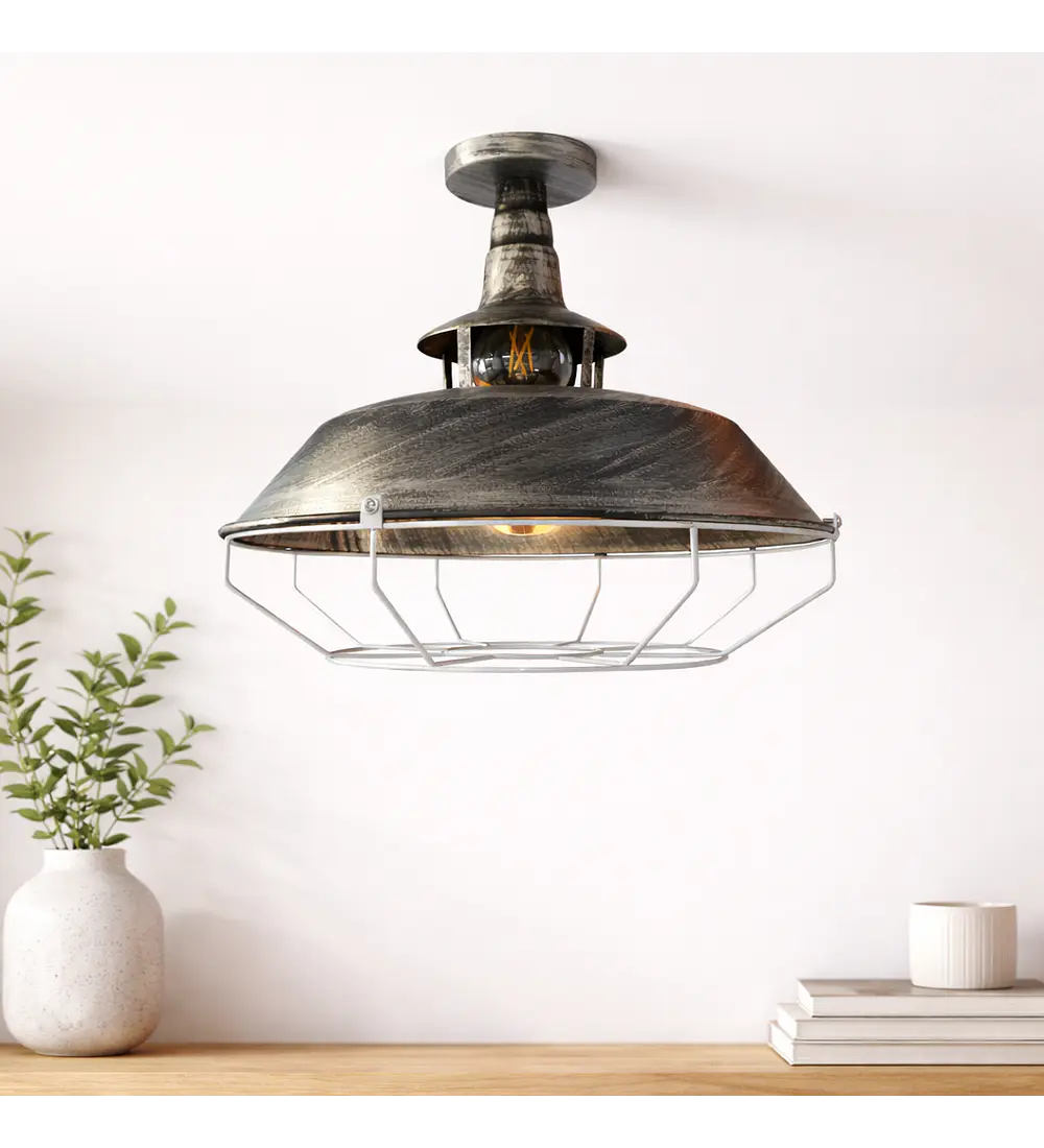 Lampara Colgante Milan Silver