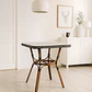 Mesa Bistro Parisino con Metál y Rattan Sintético - Miniatura 2