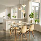 Mesa Crox 160x 90cms + 4 Sillas Eames Clasicas - Miniatura 2
