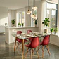 Mesa Crox 160x 90cms + 4 Sillas Eames Clasicas - Miniatura 5